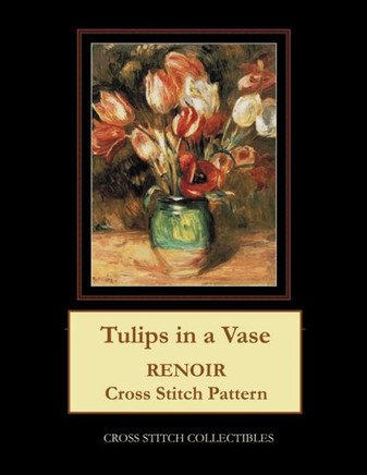 Tulips In A Vase: Renoir Cross Stitch Pattern