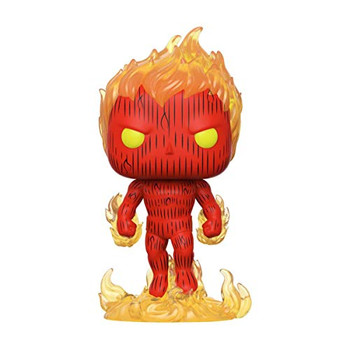 Funko Pop! Marvel: Fantastic fur - Human Torch, Multicolor, Model:44987