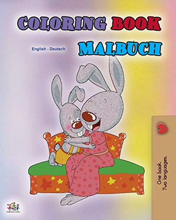 Coloring book #1 (English German Bilingual edition): Language learning colouring and activity book (English German Bilingual Collection) (German Edition)