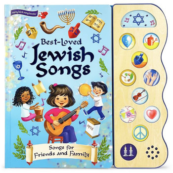 Best-Loved Jewish Songs For Hanukkah, Passover, Shabbat, Rosh Hashanah, Yom Kippur, Sukkot And More. A Children's Sound Book For Kids