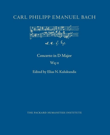 Concerto in D Major, Wq 11 (Cpeb: Cw Offprints)