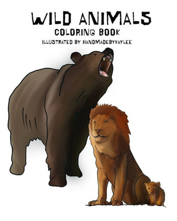 Wild Animals Coloring Book