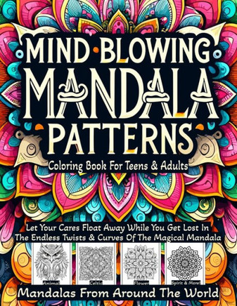 Mind blowing Mandala patterns coloring book