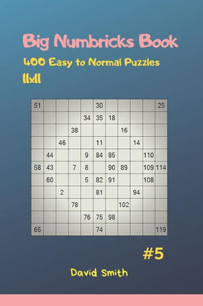 Big Numbricks Book - 400 Easy to Normal Puzzles 11x11 vol.5