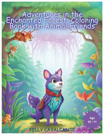 Adventures in the Enchanted Forest: Coloring Book with Animal Friends