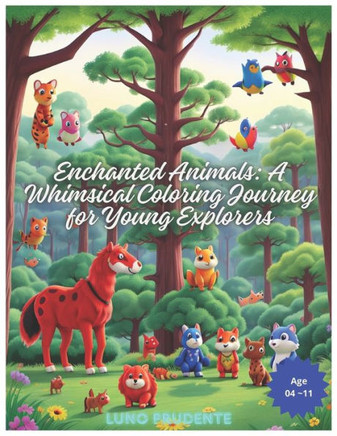 Enchanted Animals: A Whimsical Coloring Journey for Young Explorers
