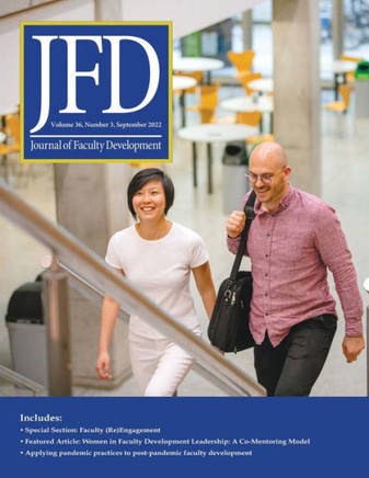 Journal of Faculty Development September 2022
