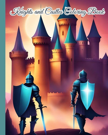 Knights and Castles Coloring Book: Medieval Knights and Crusades Coloring Book For Girls, Boys, Kids and Teens
