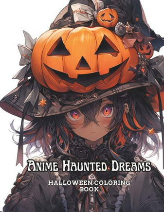 Anime Haunted Dreams: Halloween Coloring Book