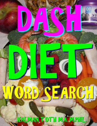 DASH Diet Word Search: 133 Extra Large Print Entertaining Themed Puzzles