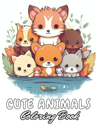 Cute Animals Coloring Book for Kids: 100+ Unique and Beautiful Designs