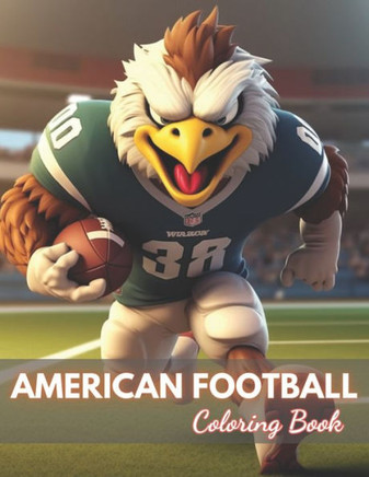 American Football Coloring Book: High-Quality and Unique Coloring Pages