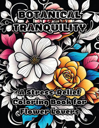 Botanical Tranquility: A Stress-Relief Coloring Book for Flower Lovers