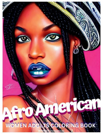 Afro American Women Adults Coloring Book