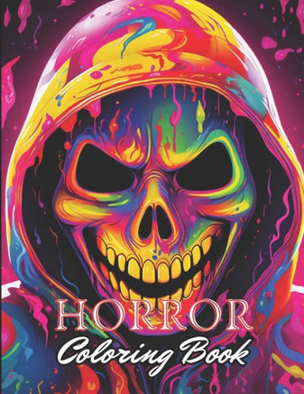 Horror Coloring Book for Adult: High Quality +100 Adorable Designs for All Ages