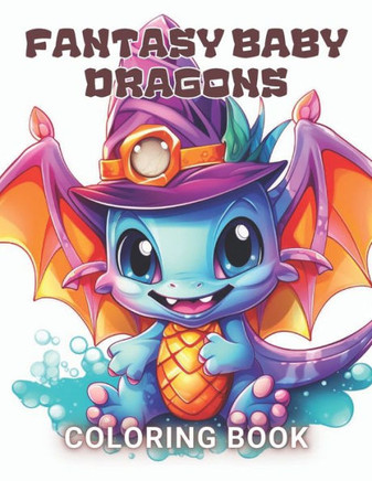 Fantasy Baby Dragons Coloring Book: 100+ High-Quality and Unique Coloring Pages For All Fans