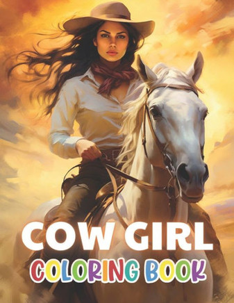 Cow Girl Coloring Book: New and Exciting Designs Suitable for All Ages