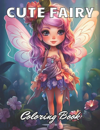 Cute Fairy Coloring Book for Kids: Stress Relief And Relaxation Coloring Pages