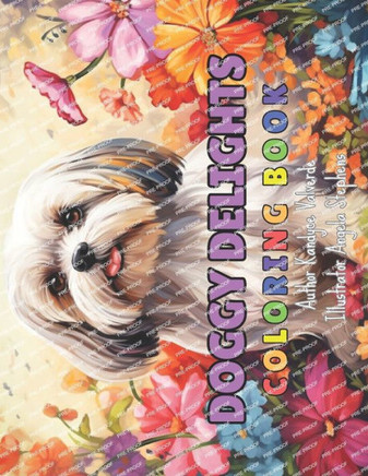 Doggy Delights Coloring Book: Popular Dog Breeds