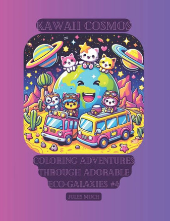 Kawaii Cosmos: Coloring Adventures Through Adorable Eco-Galaxies #4