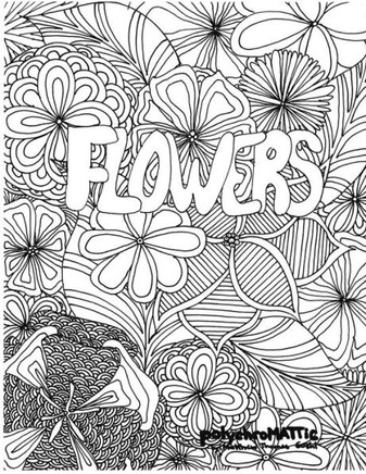 Flowers: A Coloring Book Flowers: A Coloring Book