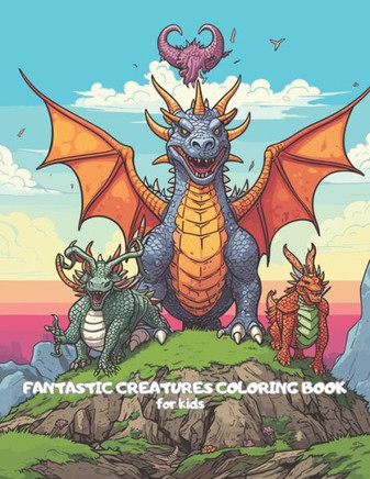 Fantastic Creatures Coloring Book: for kids