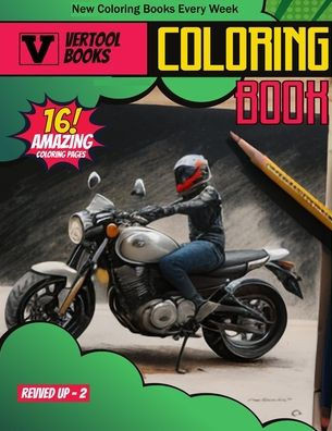 Revved Up 2: A Motorbike Coloring Adventure