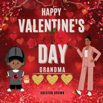 Happy Valentine's Day Grandma - Large Print