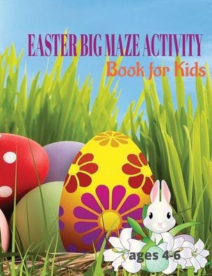 Easter Big Maze Activity Book for Kids