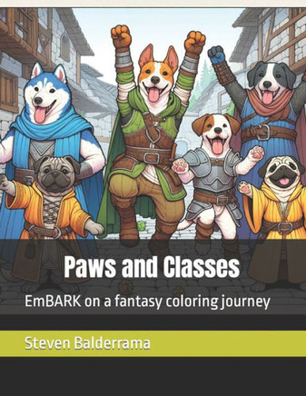 Paws and Classes: EmBARK on a fantasy coloring journey
