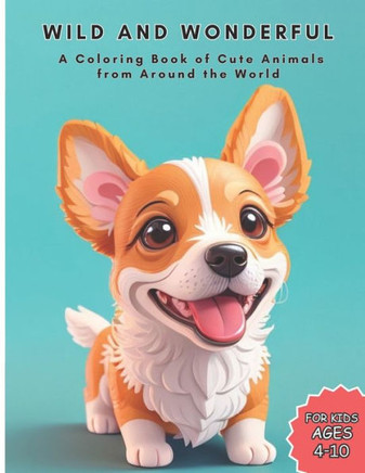 Wild and Wonderful: A Coloring Book of Cute Animals from Around the World