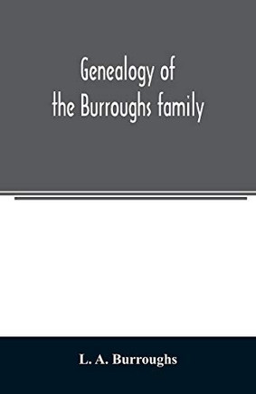 Genealogy of the Burroughs family