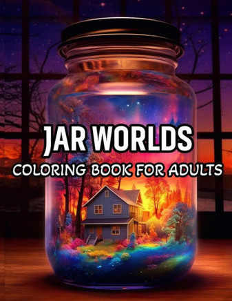 Jar Worlds Coloring Book For Adults: Adult Colored Pages Featuring Beautiful Flowers, Nature Landscape, Adorable Animals, and Many More, Designs for S