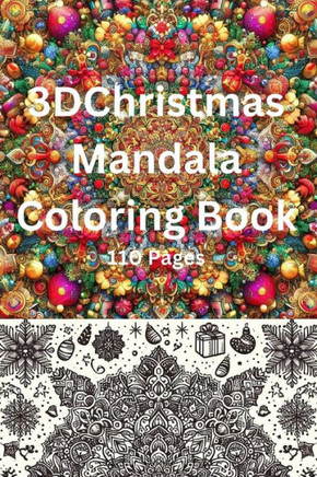Joyful Christmas Mandala Coloring Book: Festive Designs for Relaxation and Stress Relief - Ideal Holiday Gift with Intricate Patterns, Seasonal Scenes