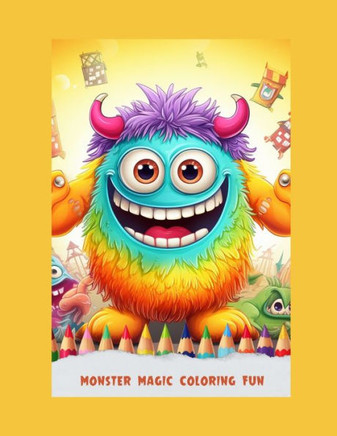 Monster Magic Coloring Fun: colouring boor for kids 4-7 years