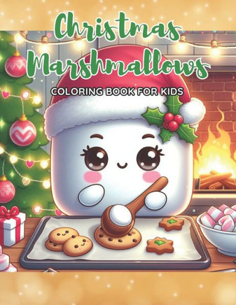 Christmas Marshmallows Coloring Book for Kids