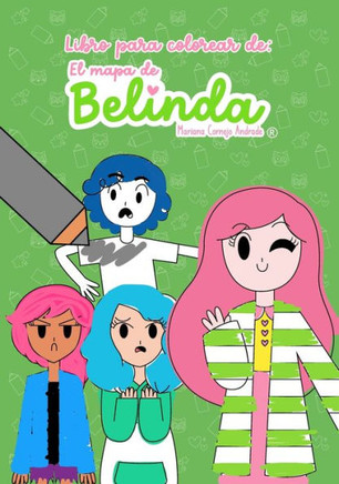 EL Mapa de Belinda: Libro para pintar.