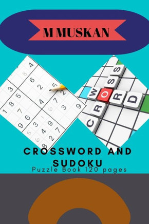 Crossword and Sudoku Puzzle Book 120 pages