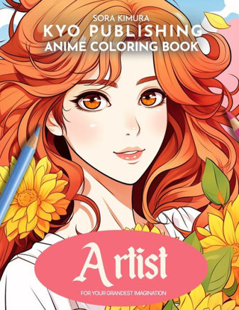 Anime Coloring book Artist: Canvas of Creativity - 40 High-Quality Manga Illustrations