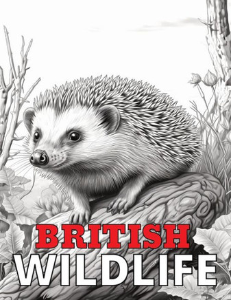 British Wildlife: Grayscale Coloring Book