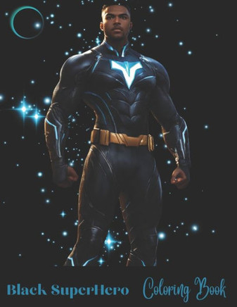Black Superhero Coloring Book