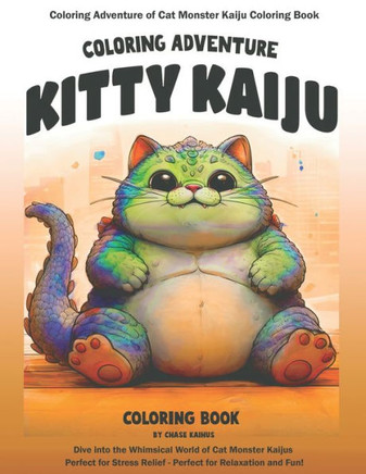 Coloring Adventure of Cat Monster Kaiju Coloring Book: Dive into the Whimsical World of Cat Monster Kaijus - Perfect for Stress Relief and Relaxation:
