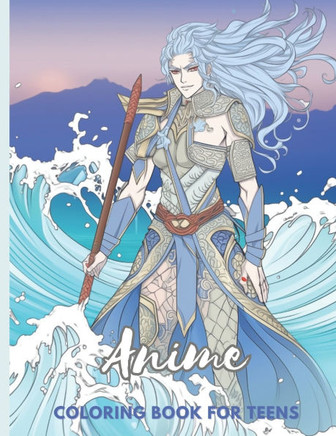 Anime Coloring Book for Teens: Anime Dreamscape A Relaxing Manga Coloring Book for Teens