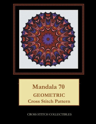 Mandala 70: Geometric Cross Stitch Pattern