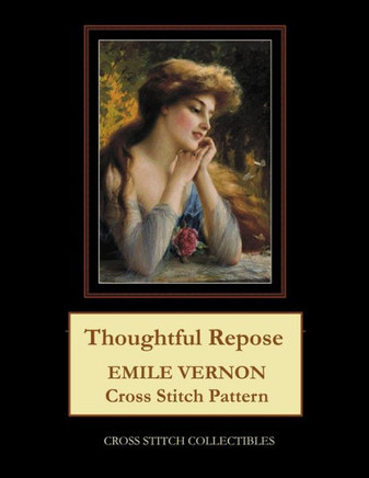 Thoughtful Repose: Emile Vernon Cross Stitch Pattern