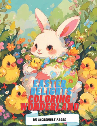 Easter Delights: Coloring Wonderland: Relaxing Journey to Calm your Mind and Stress Relief for Adults, Teens and Kids