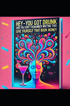 Hey - You Got Drunk And You Don't Remember Writing This - Give Yourself That Book Money