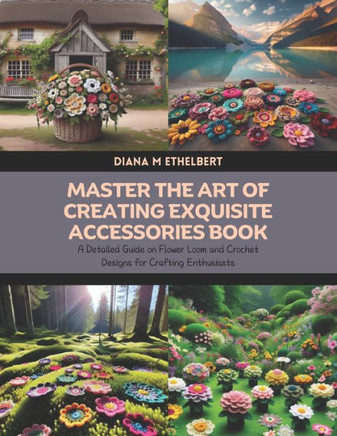 Master the Art of Creating Exquisite Accessories Book: A Detailed Guide on Flower Loom and Crochet Designs for Crafting Enthusiasts