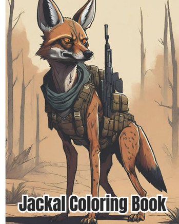 Jackal Coloring Book: Jackal Designs To Color / Wonderful Jackal Coloring Pages For Kids, Teens, Girls, Boys, Adults