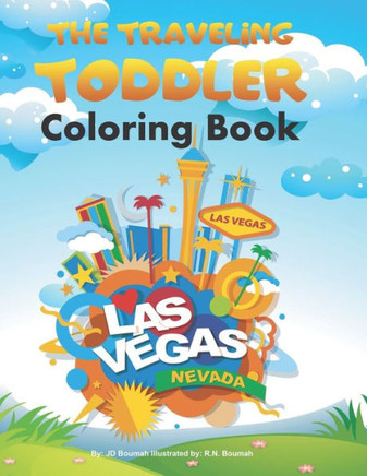 The Traveling Toddler: Las Vegas Coloring Book